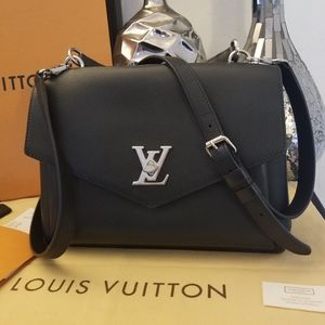 🔥Louis Vuitton Mylockme * bag black LV purse